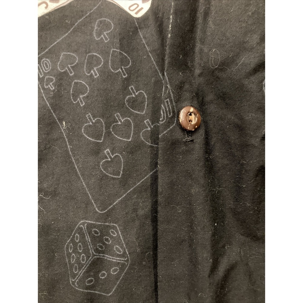 Pacific Legend Hawaii Casino Poker Shirt Black Playing Size XL Card Game Attire! - Picture 5 of 8